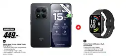 MediaMarkt Redmi note 15 pro+ 256gb zwart smartphone aanbieding