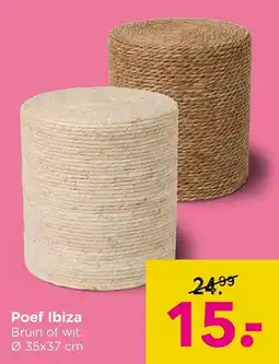 Xenos Poef Ibiza aanbieding