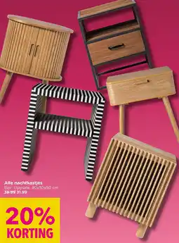 Xenos Alle nachtkastjes aanbieding