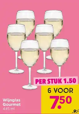 Xenos Wijnglas Gourmet aanbieding