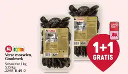 Delhaize Verse mosselen, Goudmerk aanbieding