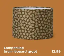 Xenos Lampenkap bruin leopard groot aanbieding
