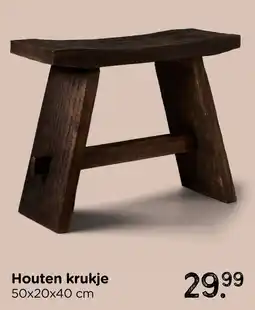Xenos Houten krukje aanbieding