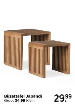 Xenos Bijzettafel Japandi aanbieding
