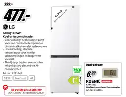 MediaMarkt LG koel-vriescombinatie aanbieding