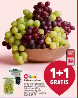 Delhaize Pitloze druiven aanbieding