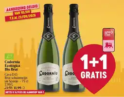Delhaize Codorniu Ecologica Bio Brut aanbieding