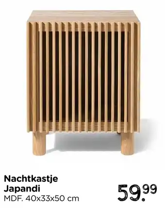 Nachtkastje japandi
