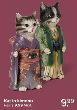 Xenos Kat in kimono aanbieding