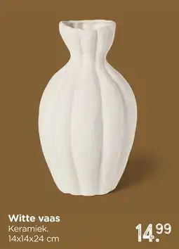 Xenos Witte vaas aanbieding