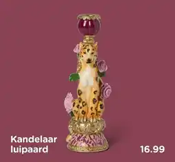 Xenos Kandelaar luipaard aanbieding