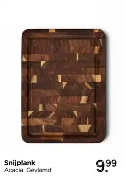 Xenos Snijplank Acacia. Gevlamd aanbieding