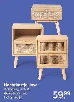 Xenos Nachtkastje Java aanbieding