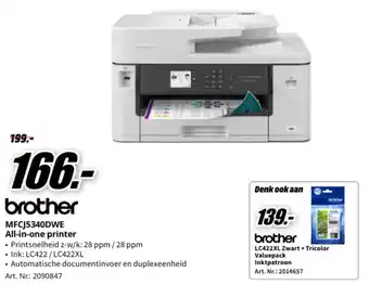 Brother MFCJ5340DWE All-in-one printer