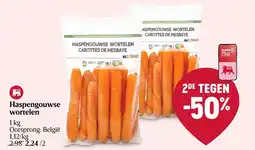 Delhaize Haspengouwse wortelen aanbieding