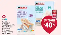 Delhaize Alaska pollak aanbieding
