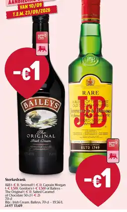 Delhaize Baileys the original irish cream aanbieding