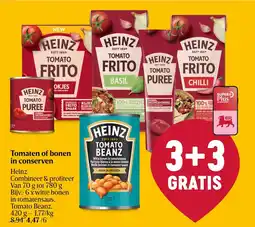 Delhaize Tomaten of bonen in conserven aanbieding