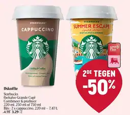 Delhaize Ilskoffie Starbucks aanbieding