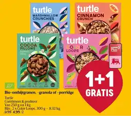 Delhaize Bio-ontbijtgranen, -granola of -porridge Turtle aanbieding