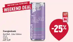 Delhaize Energiedrank red bull - lilac edition aanbieding