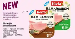Delhaize Herta ham jambon ontvet aanbieding