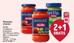 Delhaize Pastasaus of pesto aanbieding