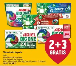 Delhaize Wasmiddel in pods aanbieding