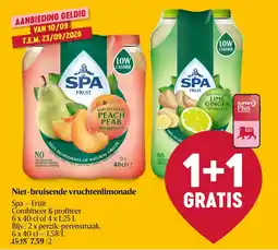 Delhaize Niet-bruisende vruchtenlimonade aanbieding