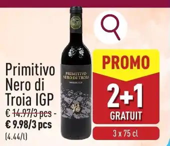 Primitivo Nero di Troia IGP