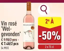 ALDI Vin rosé 'Welgevonden. aanbieding