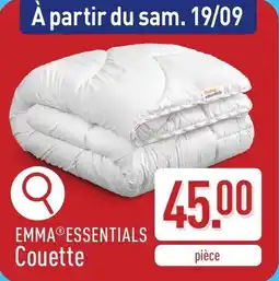 ALDI Emma essentials Couette aanbieding