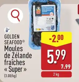 ALDI Golden Seafood Moules de Zélande fraîches Super aanbieding