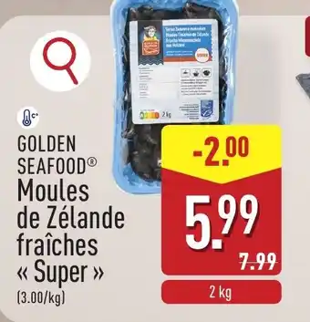 Golden Seafood Moules de Zélande fraîches Super