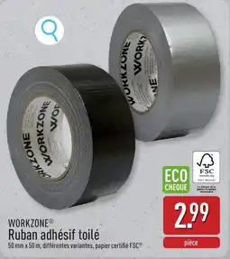 ALDI Workzone Ruban Adhésif Toile aanbieding