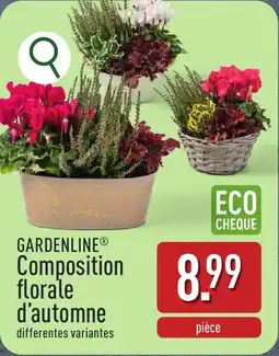 ALDI Gardenline Composition florale d'automne aanbieding