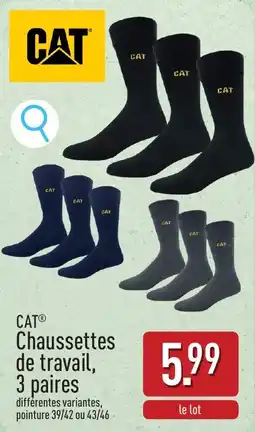 ALDI CAT Chaussettes de travail aanbieding