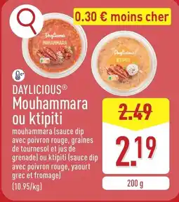 ALDI Daylicious Mouhammara ou ktipiti aanbieding