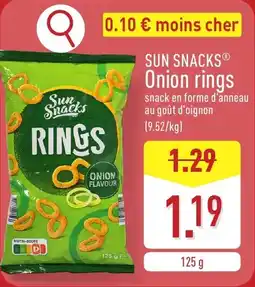 ALDI Sun Snacks Onion rings aanbieding