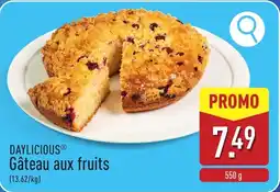 ALDI Daylicious Gâteau aux fruits aanbieding