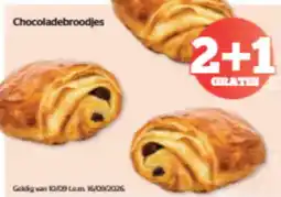 Spar Chocoladebroodjes aanbieding