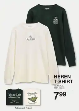 Zeeman heren t-shirt aanbieding