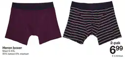 Zeeman Heren boxer aanbieding