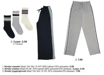 Zeeman Kinder sokken aanbieding