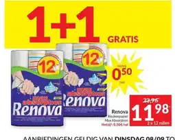 Intermarché Renova keukenpapier aanbieding
