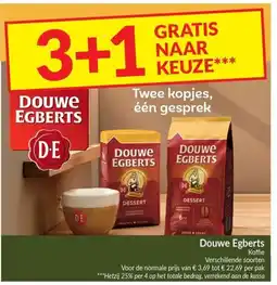 Intermarché Douwe Egberts Koffie aanbieding