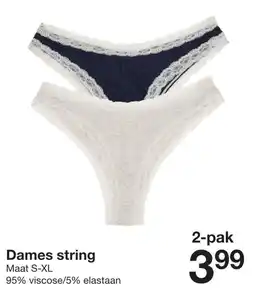 Zeeman Dames string aanbieding