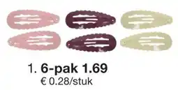 Zeeman Haarclip aanbieding