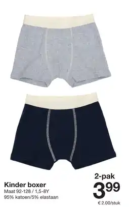 Zeeman Kinder boxer aanbieding