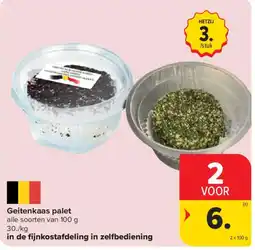 Carrefour Market Geitenkaas palet aanbieding